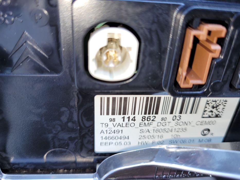 Radio nawigacja peugeot 308 t9 komplet