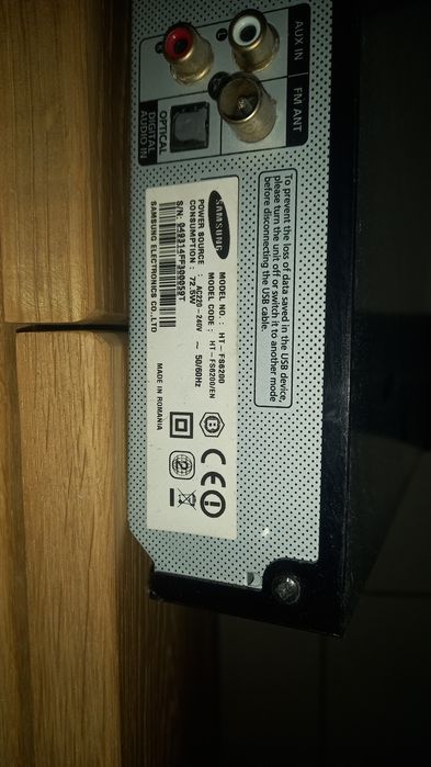 Kino domowe Blurey Samsung HtFs 6200