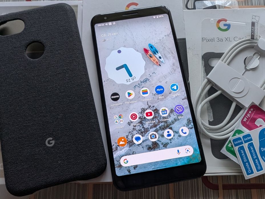 Google Pixel 3aXL 4-64Gb Just Black 4-64Gb/Neverlock/NFC/Без Вигорання