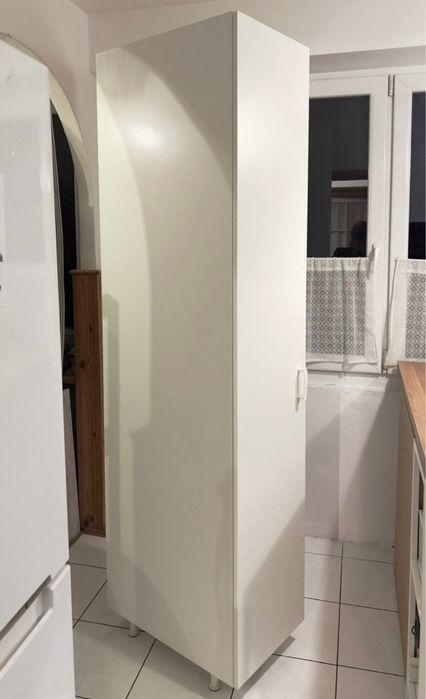 Szafka wysoka IKEA z półkami, biały, METOD 40x60x200 cm