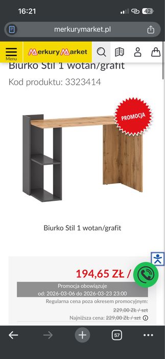 Sprxedam biurko mlodziezowe