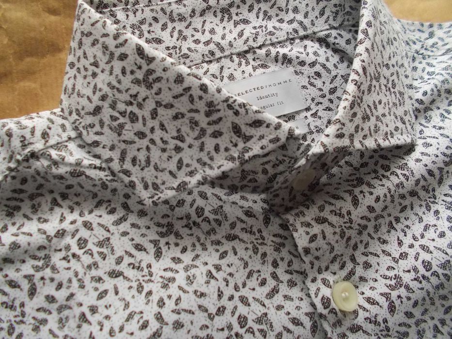 -M- SELECTED HOMME Designerska Nowa Koszula Męska M 40 cm Dania