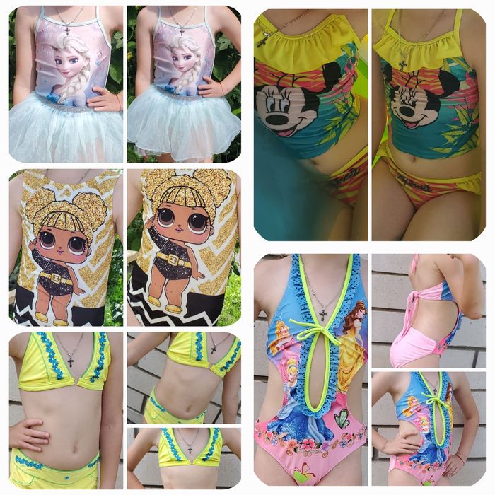 Купальник 1/4рочки, Купальнік 3/6 років, купальники до 6 рочків