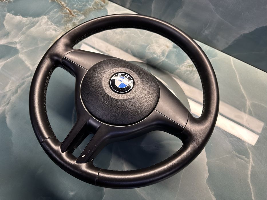 Спорт Кермо БМВ Е46 Без кнопок Руль Трьох спицеве Кермо BMW E39 Шрот