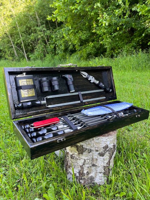 Шампура в Кейсе.Подарочный Набор Шампуров. От производителя