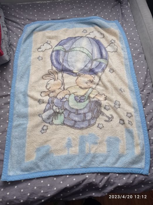 Kocyk niemowlęcy dla bobasa