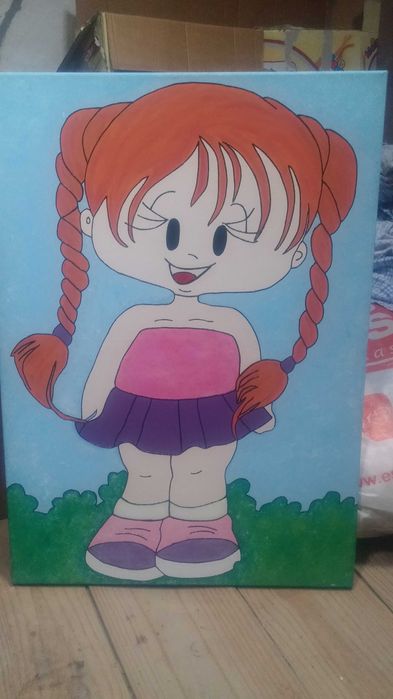 Telas pintadas à mão