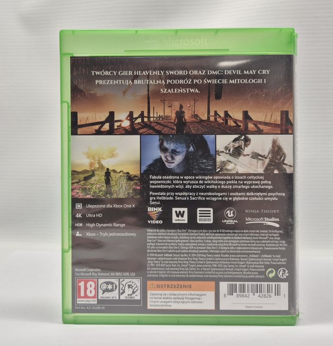 Gra Hellblade Senua's Sacrifice Xbox One, Komis Jasło Czackiego