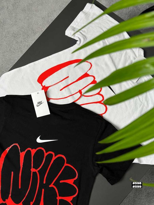 Футболка Nike Jordan Graphity • Найк Джордан Чорна / Біла •  XS - XXL