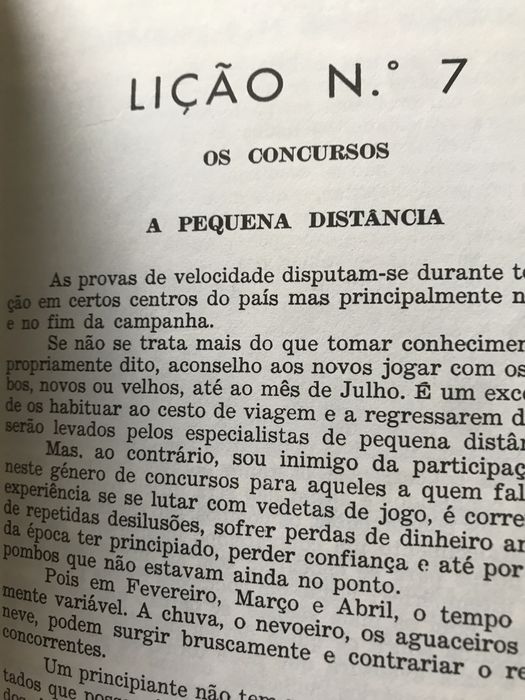Curso de Columbofilia edição de mundo columbófilo