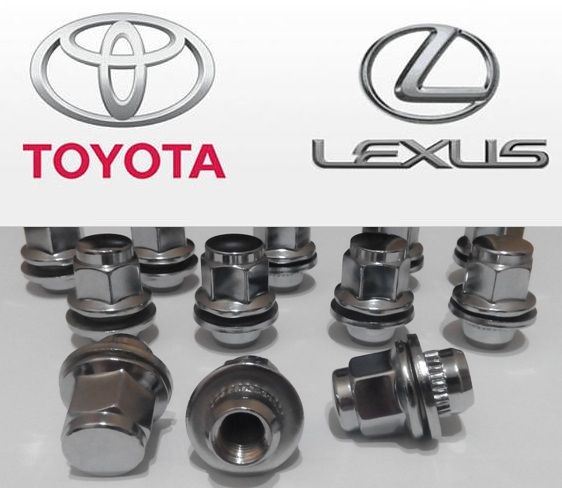 Гайка колесная Toyota, Lexus, Mitsubishi с прессшайбой