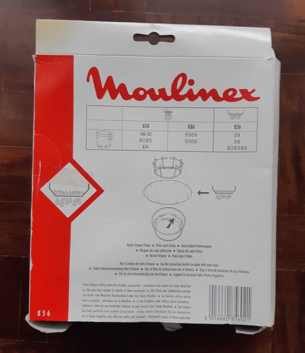 Filtros para Fritadeira Moulinex