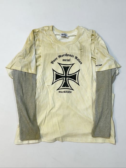 лонгслив Project G/R 24SS Layered Cross Longsleeve