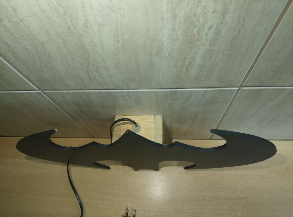 Ozdoba lampka Batman 50x25 cm