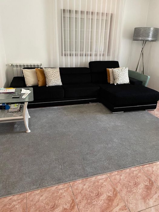 Sofa  chaise longue preto