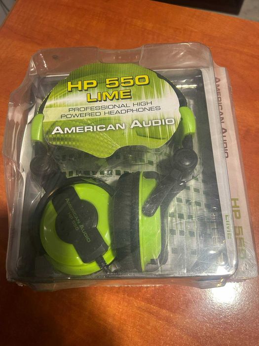 American Audio HP550 Lime słuchawki DJ limonkowe