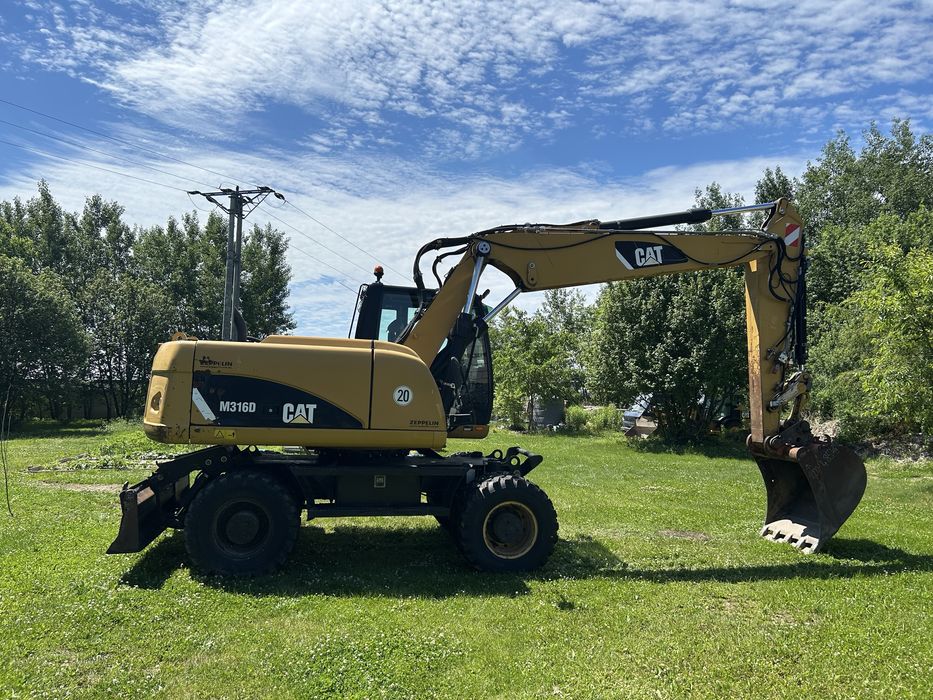 Caterpillar CAT M 316D 8000mth z Niemiec stan bdb. 313, 315