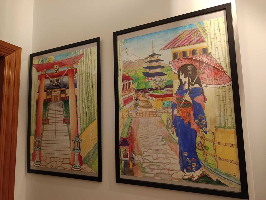 Uma visita ao templo em Quioto