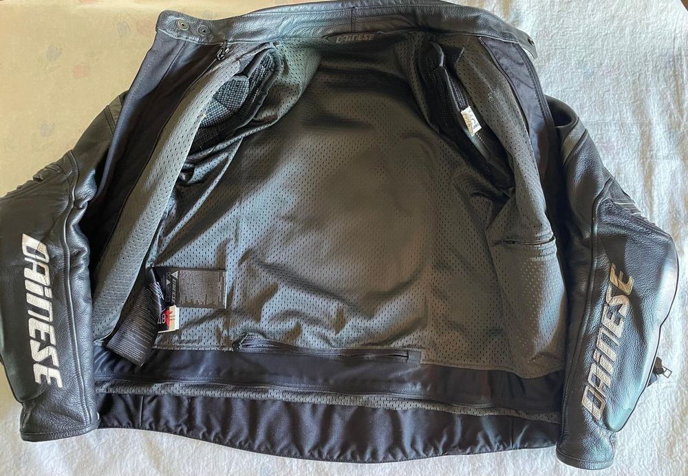 Blusão Motard Dainese pele