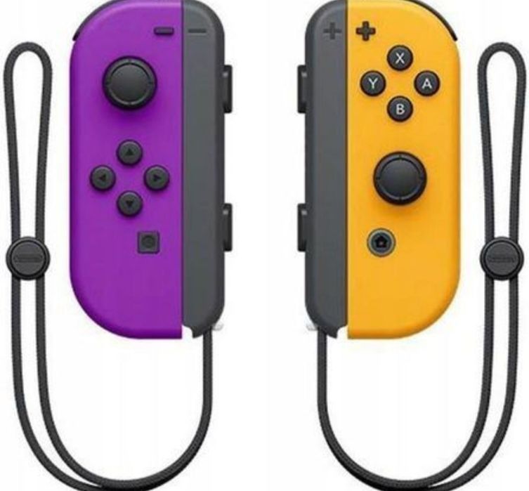 Joy Con Purple/Orange Pomarańcz/Fiolet Nowe Switch