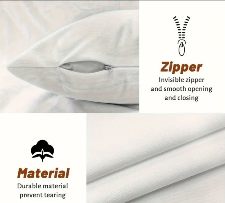 2 poszewki świąteczne 45x45 cm..