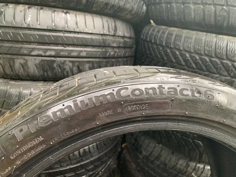 Резина 2 шт. б/у Continental PremiumContact 6 205 40 r17 84Y 4.7 mm колеса шини літні вживане