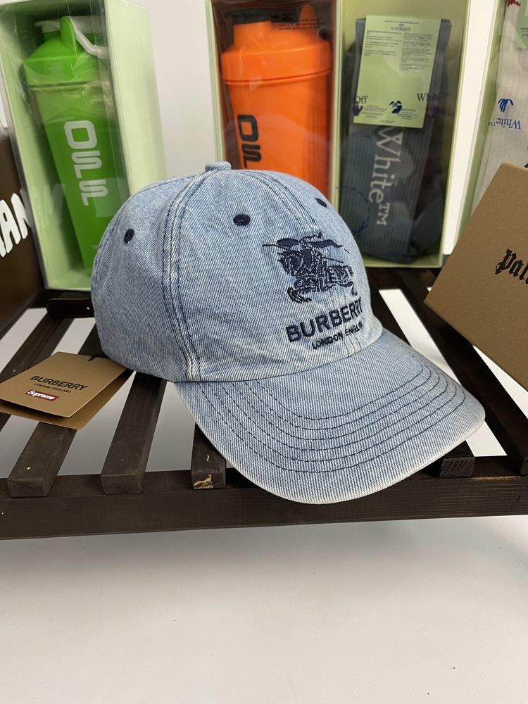 Supreme x Burberry Denim 6 Panel Blue 6 350 Olx
