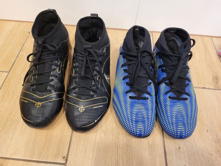 2 pary Nike 38 mercurial superfly 8 pro FG Junior Adidas Nemezis.3 FG