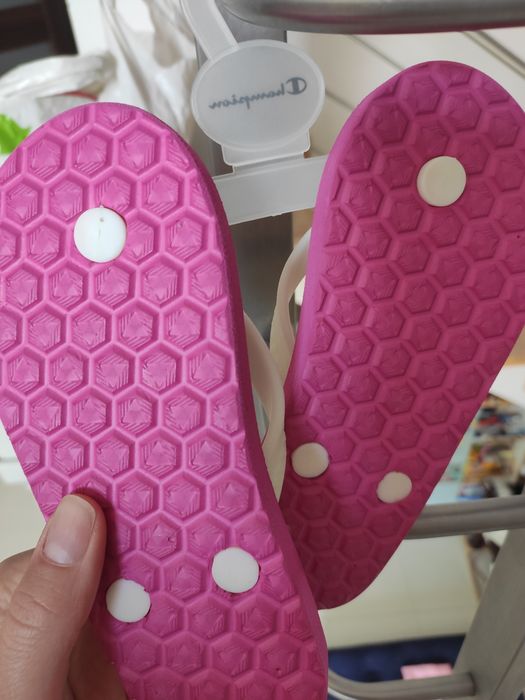 Klapki japonki champion nowe dla dziewczynki wkładka 18cm