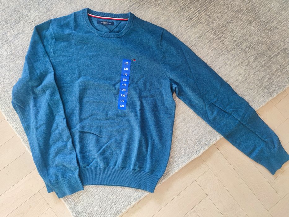 Sweter Tommy Hilfiger L Nowy 100 proc bawełna Polecam