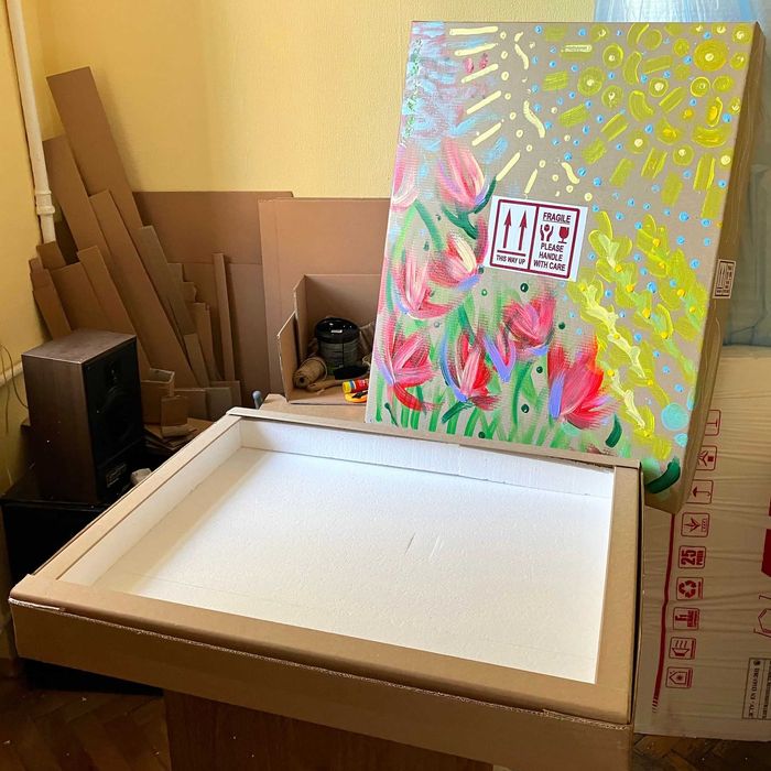 Коробки під розмір картини, для перевезення, доставки поштою