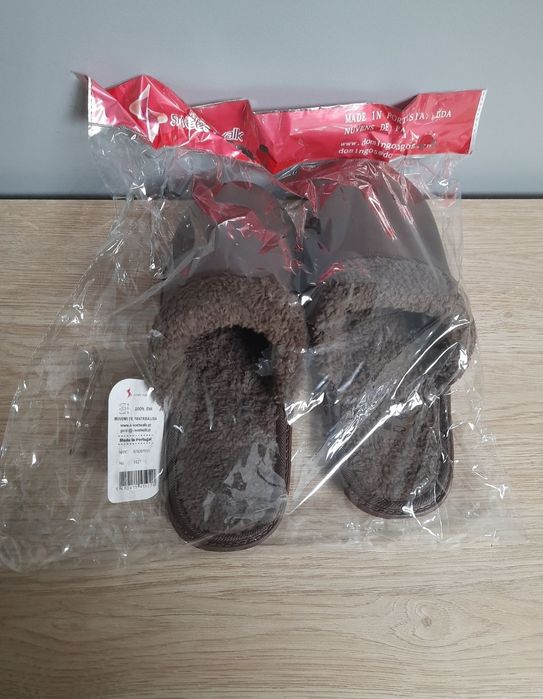 Papcie dzieciece damskie ocieplane z futerkiem