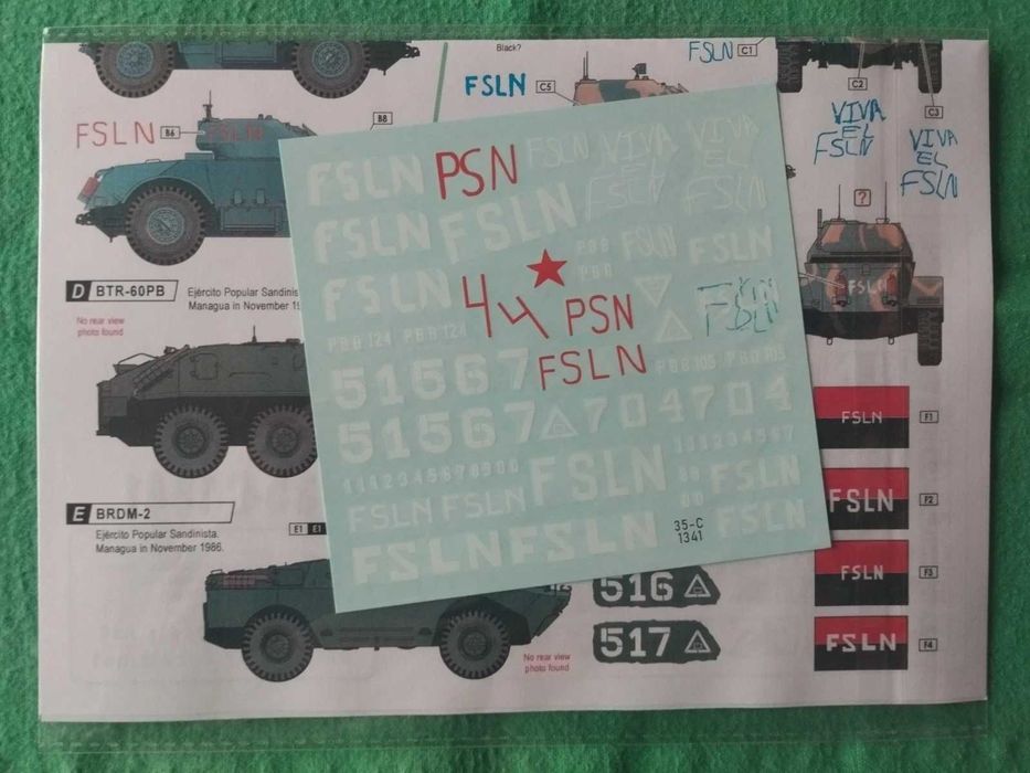 modelismo decalques 1/35 1/48 1/72 aviação militar blindados FAP