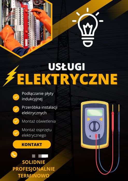 Elektryk Rzeszów Podkarpackie Instalacje Podłączanie płyty indukcyjnej