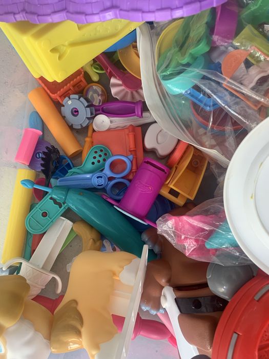 Grande conjunto peças plasticina playdoo