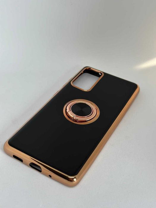 Samsung S20FE Obudowa Etui Case Czarno-Złoty kod 825