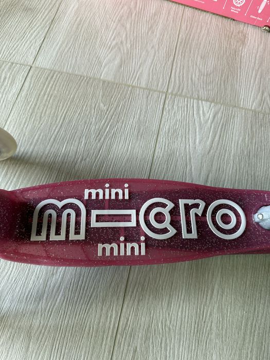 Самокат Micro Mini Deluxe Fairy Glitter Led MMD208, MMD208