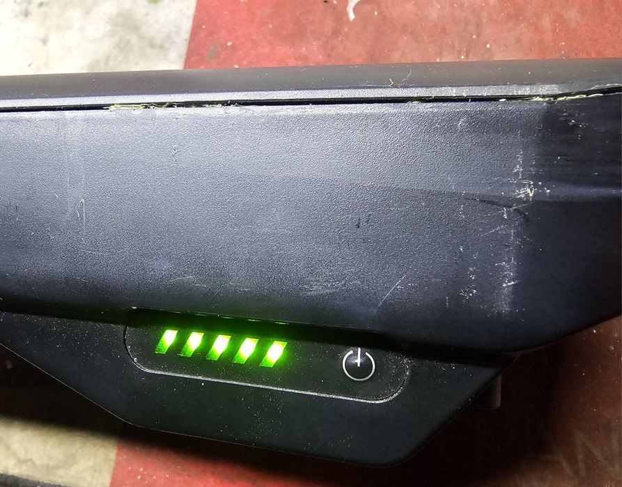 Bateria rowerowa Bosch 400 Wh na bagażnik - uszkodzona