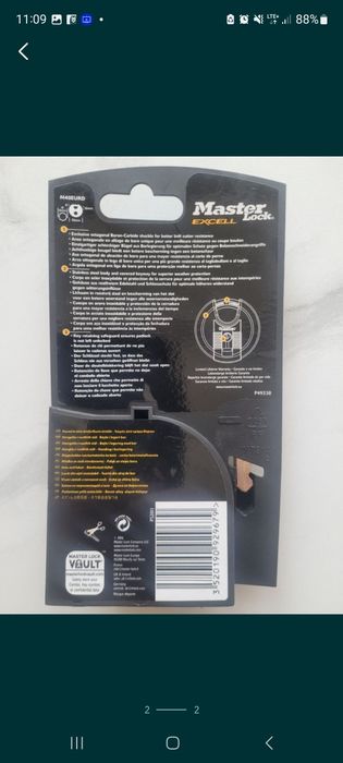 kłódka master lock excell M40Di