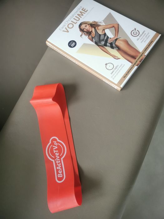 Płyta Ewa Chodakowska VOLUME taśma do ćwiczeń+książka Mini band gumy