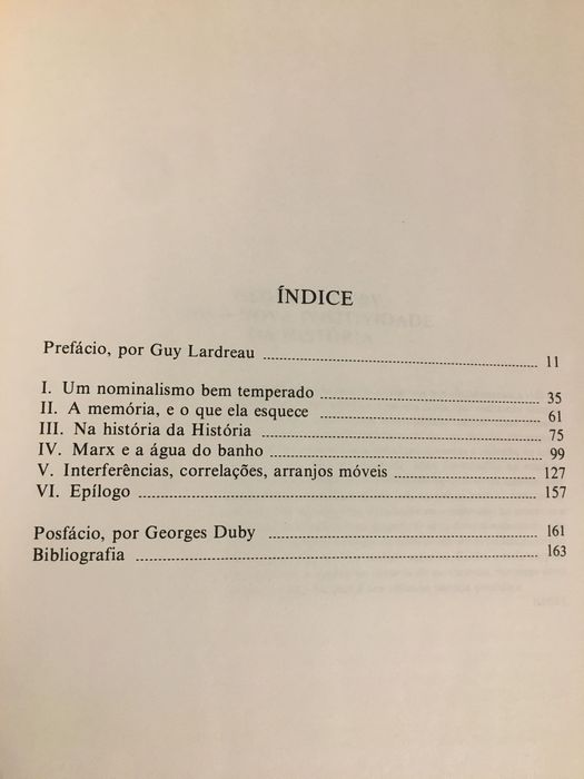 Tony Judt/ Para que Serve a História/Nova História/ Conhec. Histórico