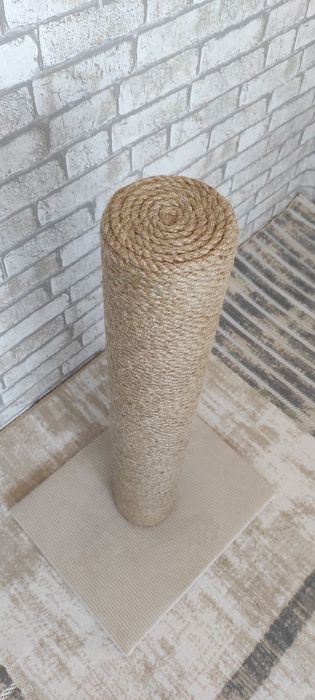 Drapak dla kota 70 cm - ręcznie robiony, naturalna lina jutowa