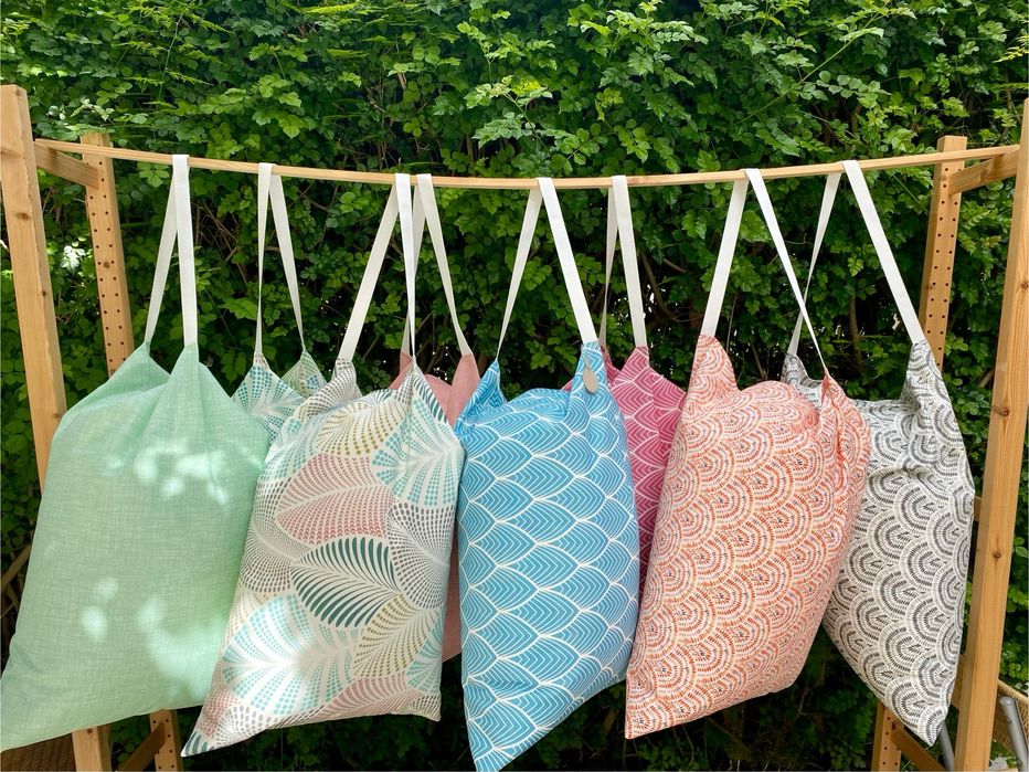 Almofada / Puff de Praia, Piscina, Campo, Casa… - ENTREGA IMEDIATA