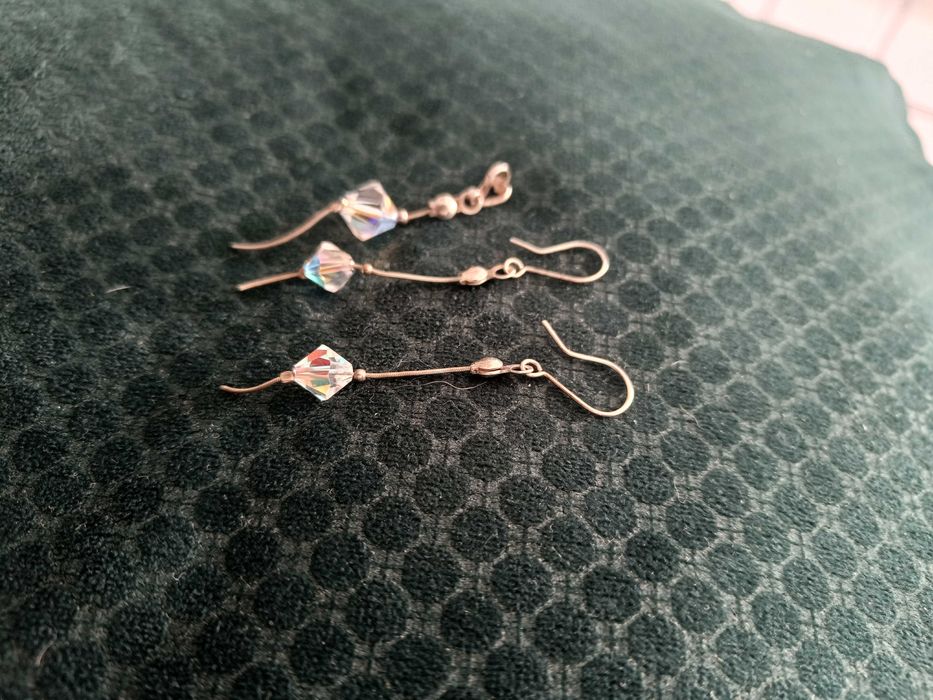 Komplet srebrnej biżuterii Svarovsky