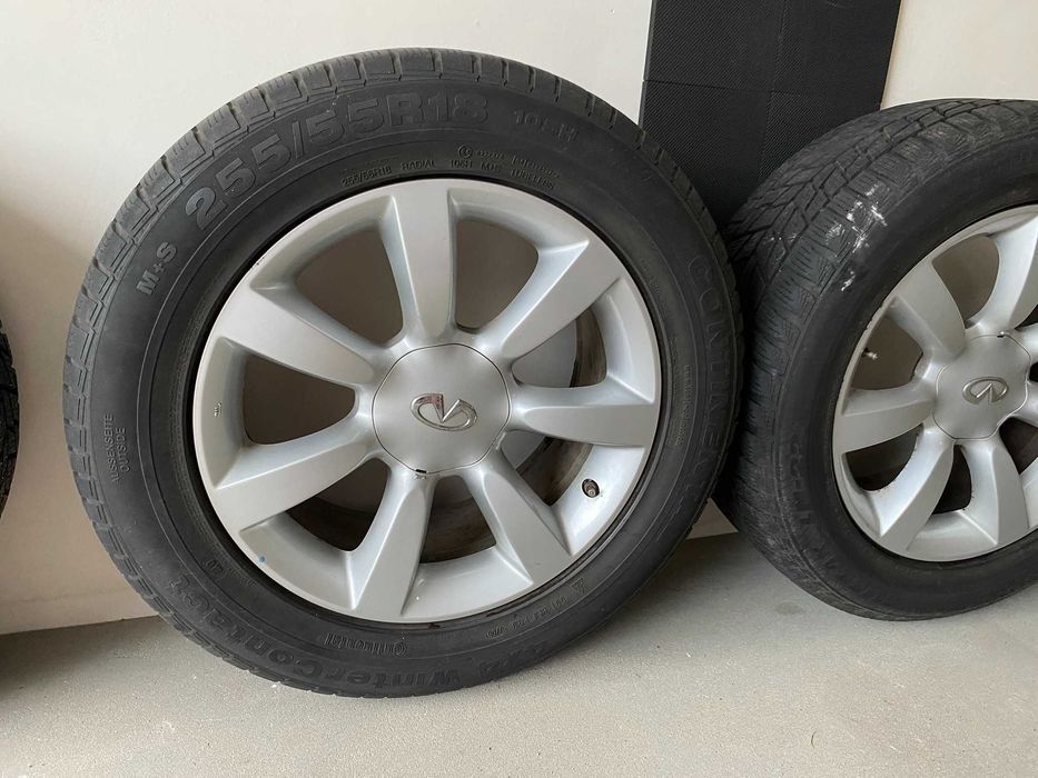Alufelgi R18 INFINITI FX35 FX45 W SUPER STANIE oraz opony zimowe