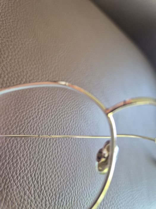 Oprawki Christian Dior Stellaire O15 złote rozm 54 metalowe