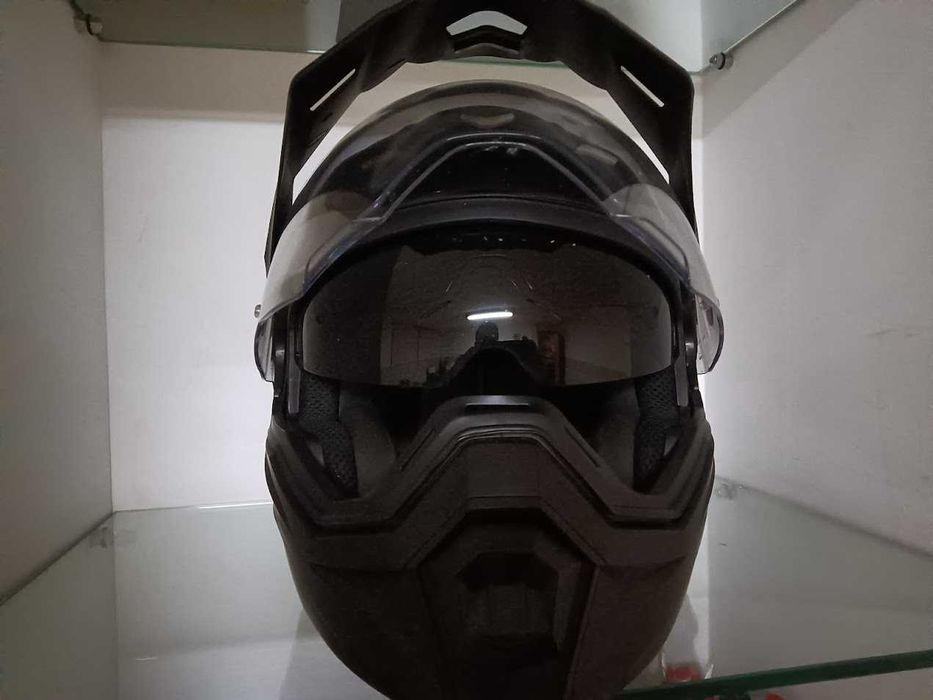 Capacete Scorpion ADX-1 sólido preto fosco