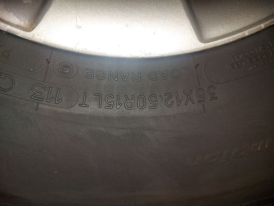 Jantes 15 e pneus 35x12,5r15