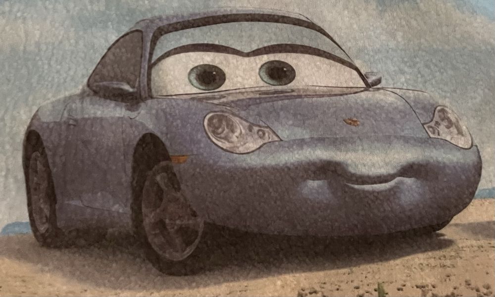 Firanka Disney „Cars” z taśmą ściągającą