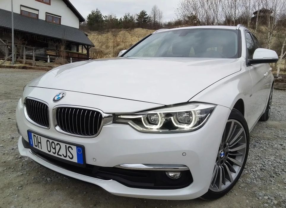 BMW Seria 3 F31 LIFT !! 2.0d b47, biała, skóry, LED, alu18